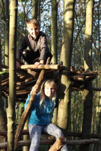 Den building. Wonder Woods at Jimmy's Farm & Wildlife Park