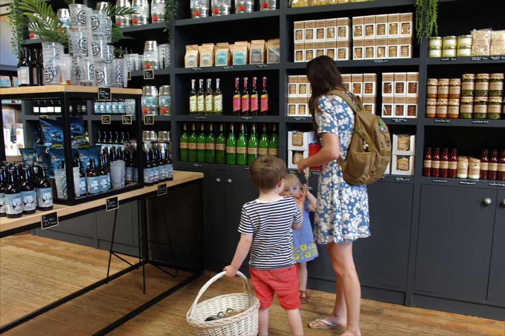 Browsing the shop