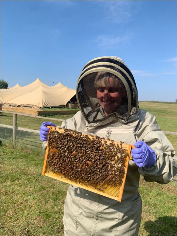Gemma with the Bees