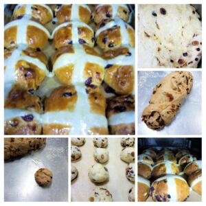 Hot Cross Bun recipe process