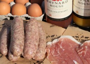sausages at Jimmy's Farm suffolk