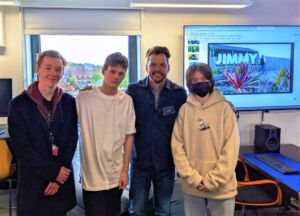 Suffolk New College students with Jimmy Doherty Suffolk New College students with Jimmy Doherty